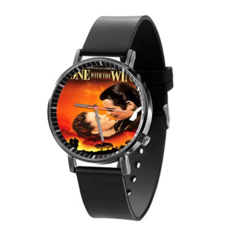Gone with the Wind Arts Black Quartz Watch With Premium Gift Box for Unisex