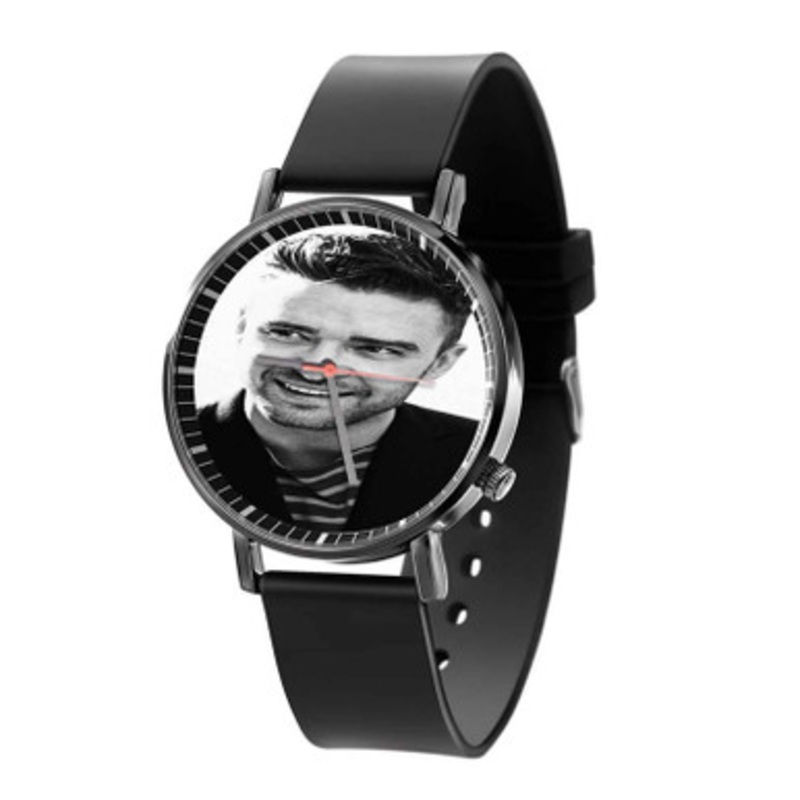 Justin Timberlake Art Black Quartz Watch Unisex With Premium Gift Box