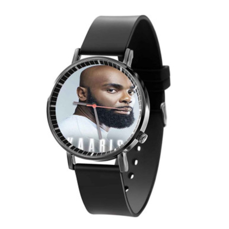 Kaaris Black Quartz Watch With Premium Gift Box for Unisex