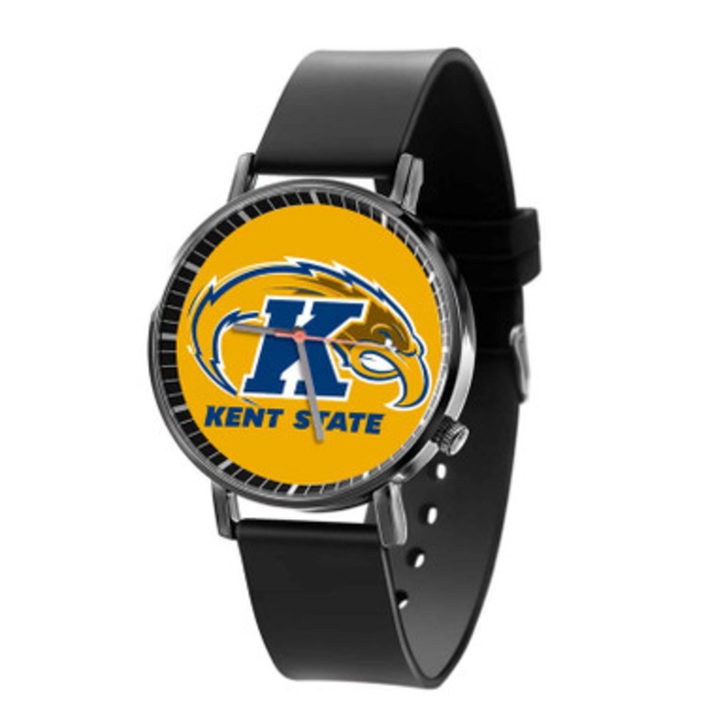 Kent State Golden Flashes Black Quartz Watch Unisex With Premium Gift Box