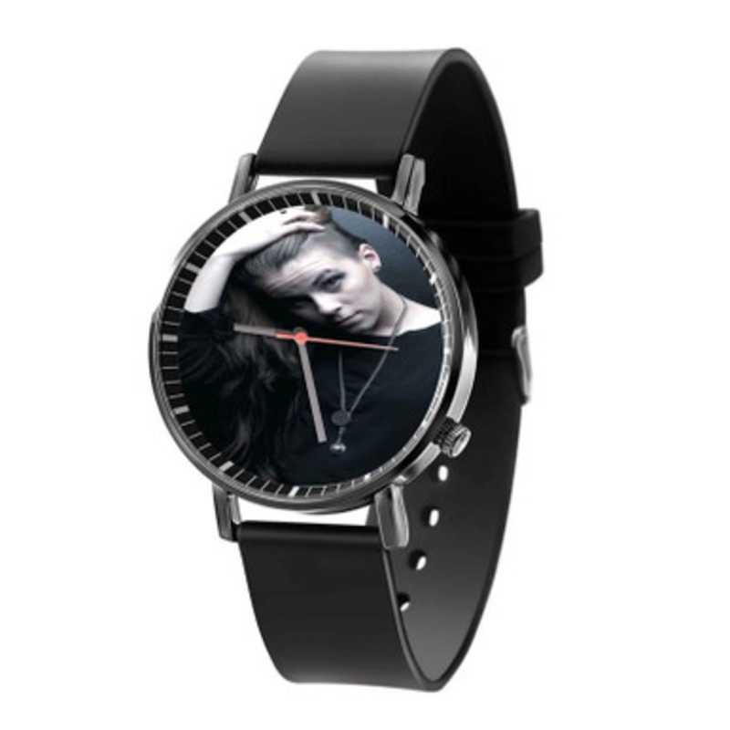 Lynn Gunn Pvris Black Quartz Watch Unisex With Premium Gift Box