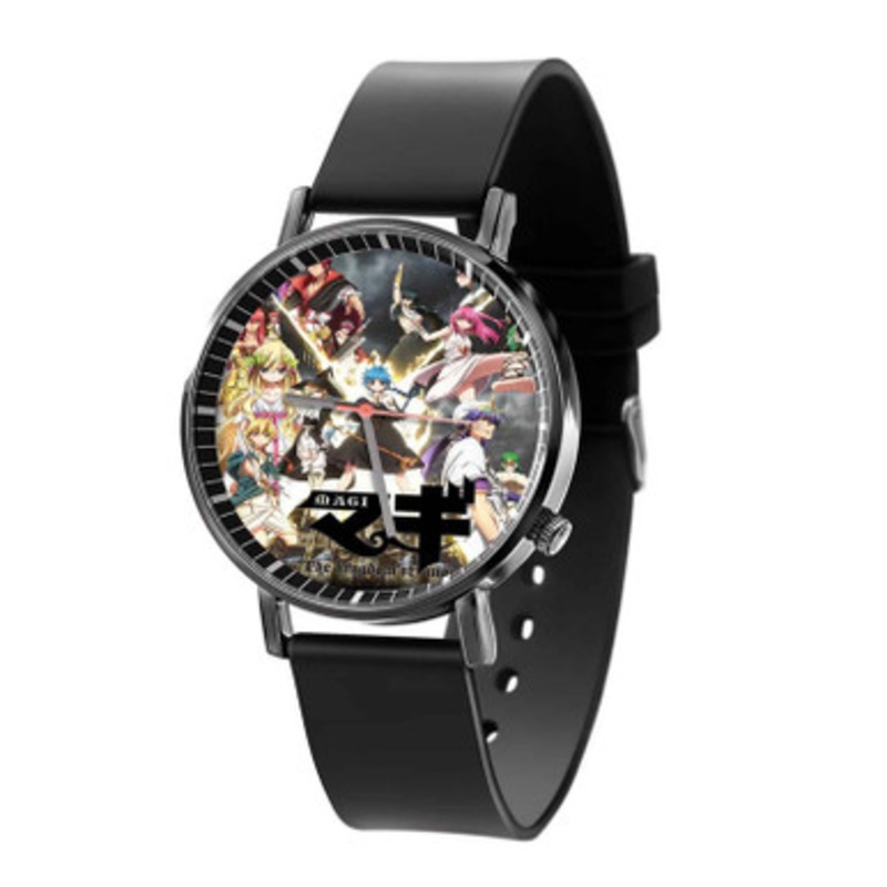 Magi The Labyrinth of Magic Arts Black Quartz Watch With Premium Gift Box for Unisex