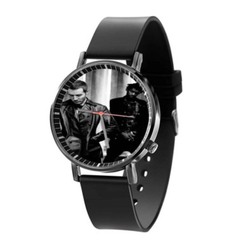 Massive Attack Print Black Quartz Watch Unisex With Premium Gift Box
