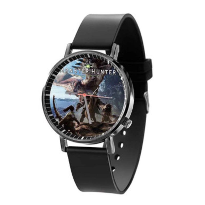 Monster Hunter World Black Quartz Watch Unisex With Premium Gift Box