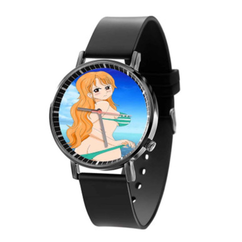Nami One Piece Black Quartz Watch Unisex With Premium Gift Box