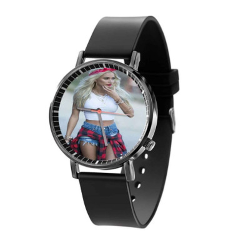 Pia Mia 2 Black Quartz Watch With Premium Gift Box for Unisex
