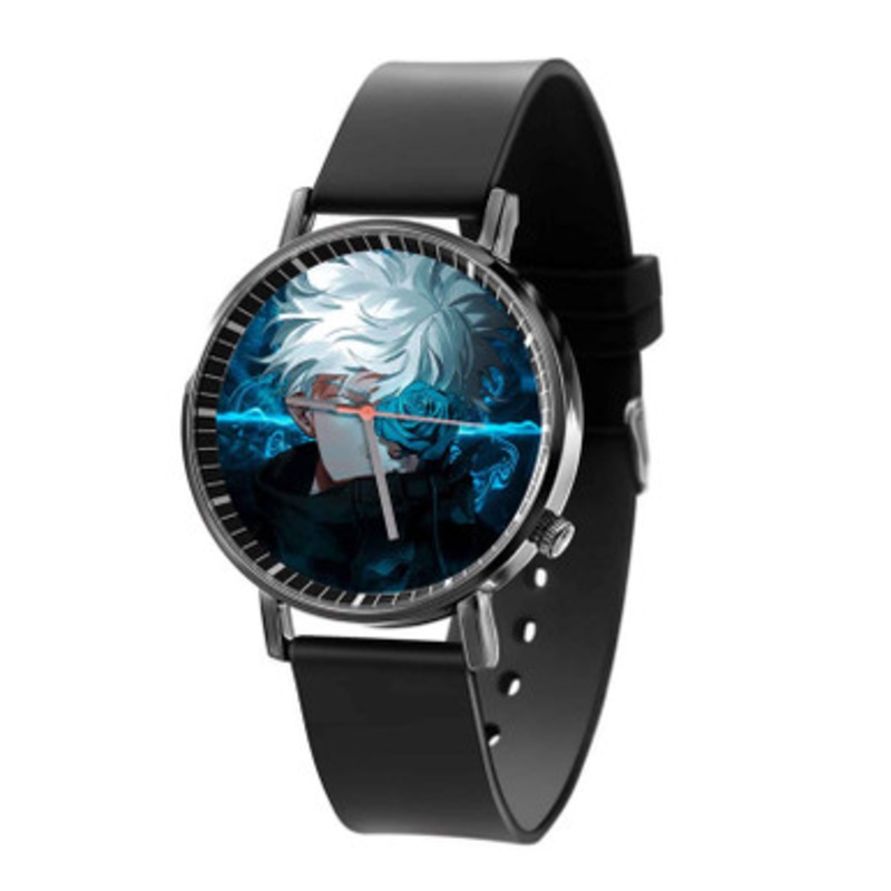 Satoru Gojo Jujutsu Kaisen Black Quartz Watch With Premium Gift Box for Unisex