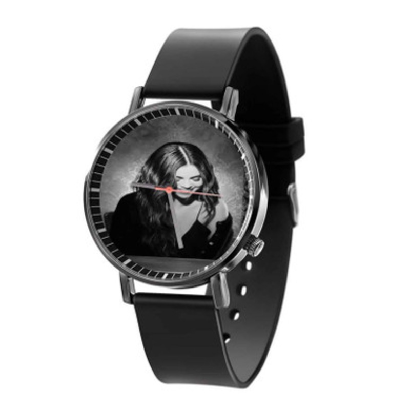 Selena Gomez Smile Black Quartz Watch Unisex With Premium Gift Box