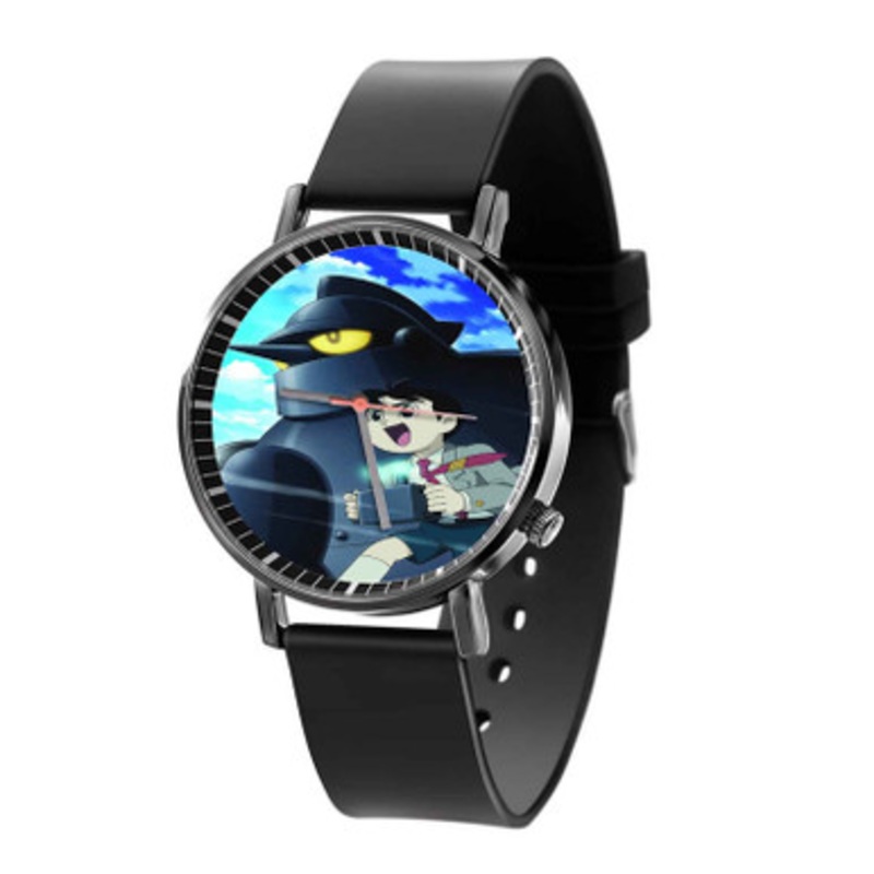 Shotaro with Tetsujin 28 go Black Quartz Watch Unisex With Premium Gift Box