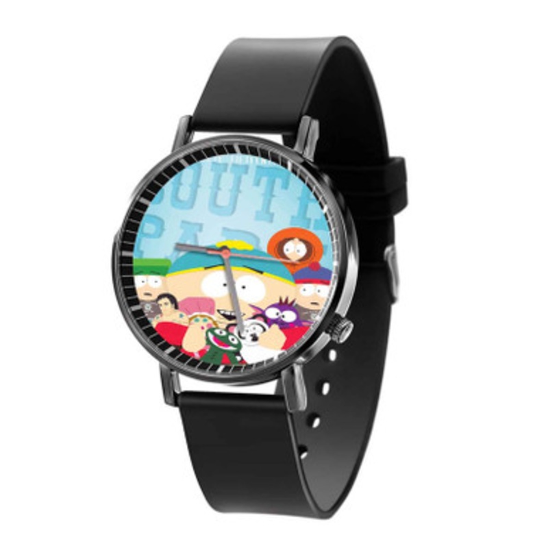 South Park Light Blue Black Quartz Watch Unisex With Premium Gift Box