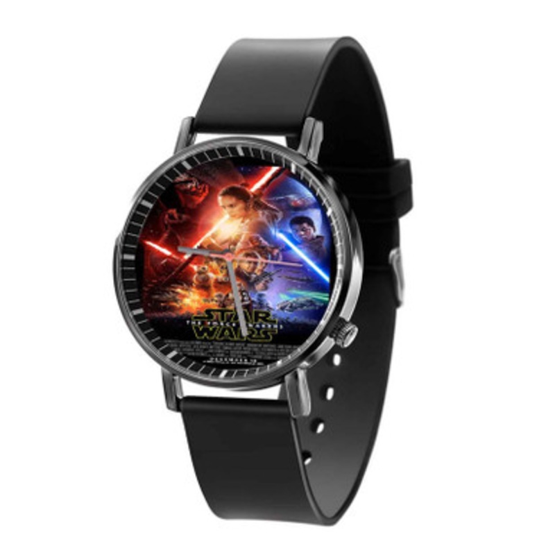 Star Wars The Force Awaken Black Quartz Watch Unisex With Premium Gift Box