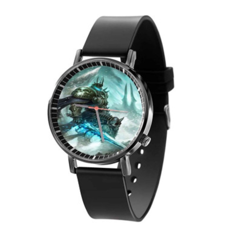 The Lich King World of Warcraft Black Quartz Watch Unisex With Premium Gift Box