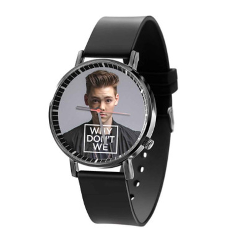Zach Herron Why Don t We Art Black Quartz Watch Unisex With Premium Gift Box