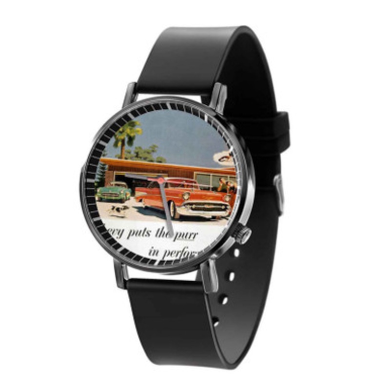 1969 Dodge Charger Vintage Unisex Black Quartz Watch With Premium Gift Box