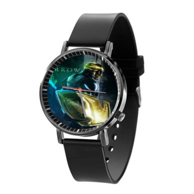 Arrow Superhero With Shield Black Quartz Watch Unisex With Premium Gift Box