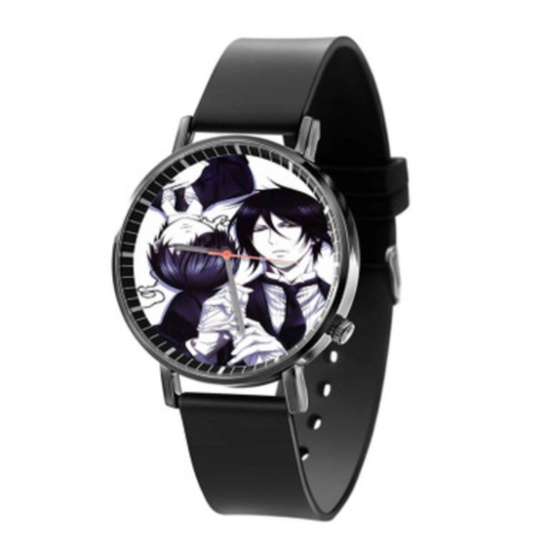 Black Butler Sebastian And Ciel Black Quartz Watch Unisex With Premium Gift Box