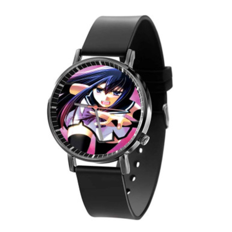 Brynhildr in the Darkness Gokukoku Black Quartz Watch Unisex With Premium Gift Box