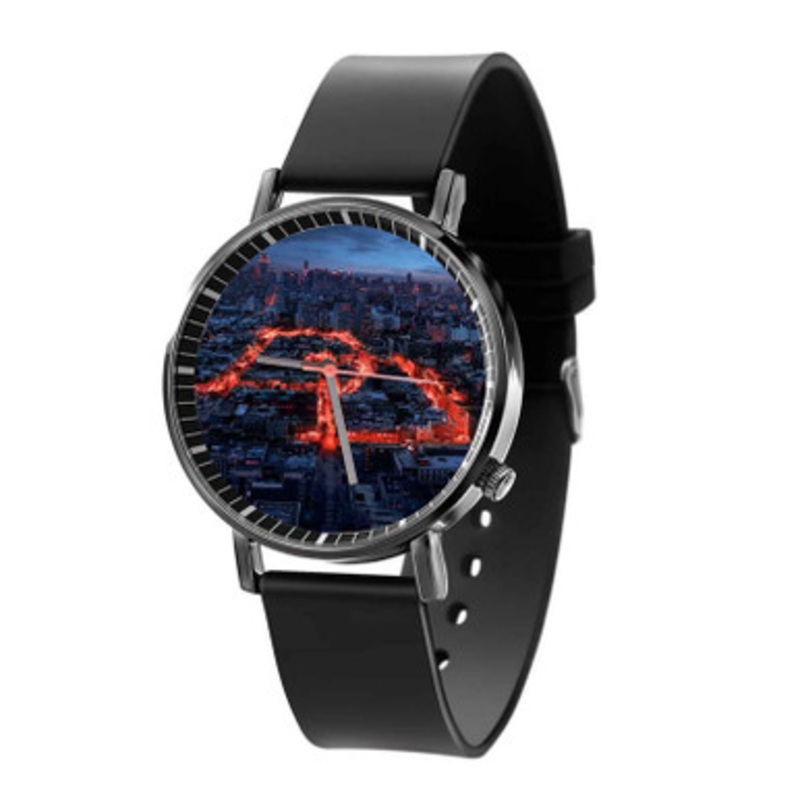 Daredevil Red City Black Quartz Watch Unisex With Premium Gift Box
