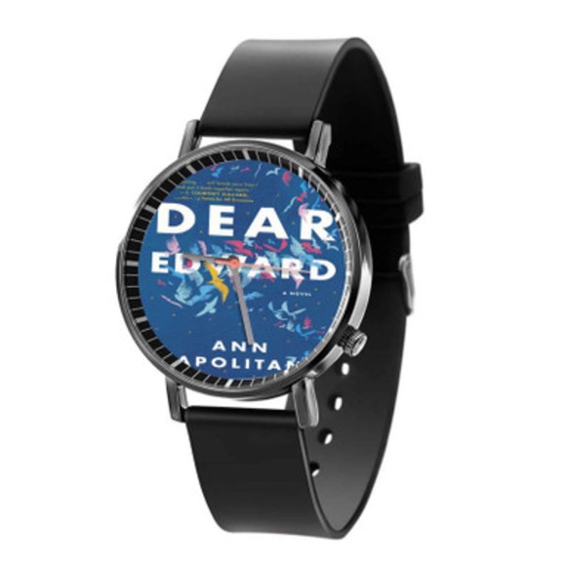 Dear Edward Black Quartz Watch Unisex With Premium Gift Box