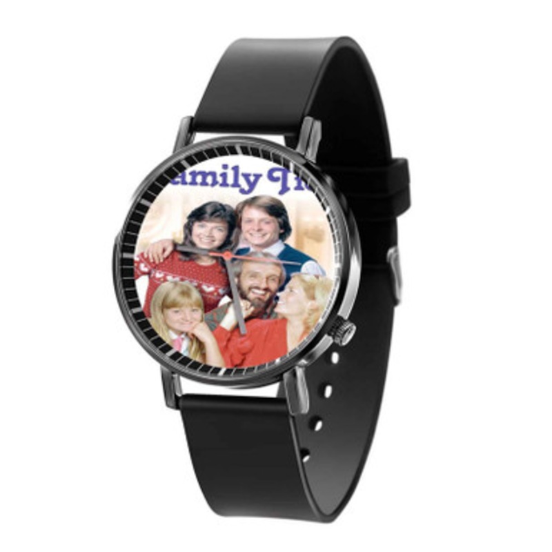 Family Ties Black Quartz Watch With Premium Gift Box for Unisex
