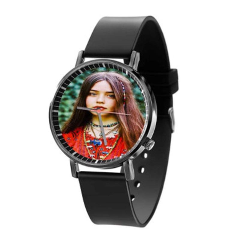 Flo Morrissey Black Quartz Watch With Premium Gift Box for Unisex