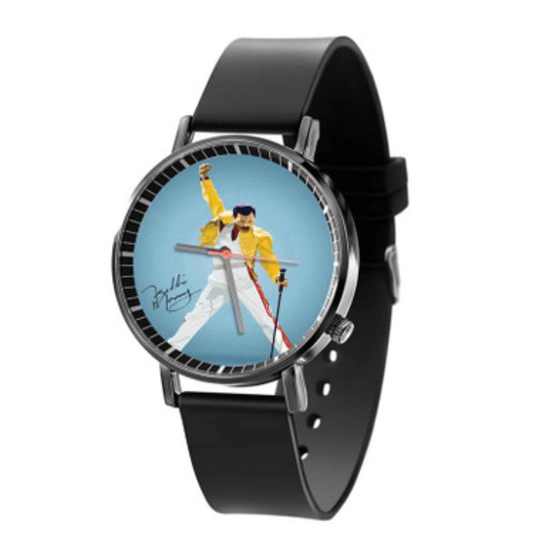 Freddie Mercury Black Quartz Watch Unisex With Premium Gift Box