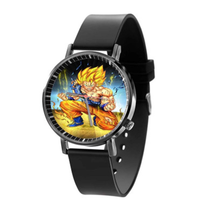 Goku Super Saiyan Gods Black Quartz Watch Unisex With Premium Gift Box