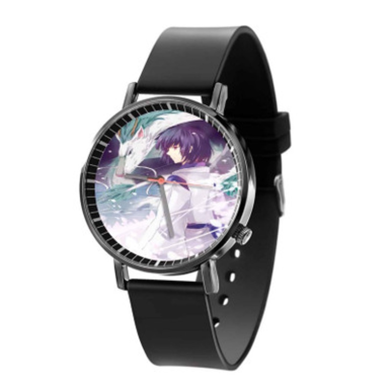 Haku Spirited Away Black Quartz Watch Unisex With Premium Gift Box