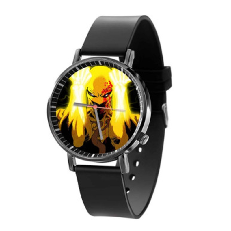 Iron Fist Marvel Superheroes Unisex Black Quartz Watch With Premium Gift Box