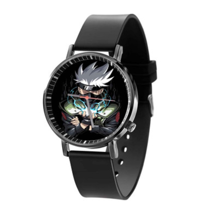 Kakashi Hatake Black Quartz Watch Unisex With Premium Gift Box
