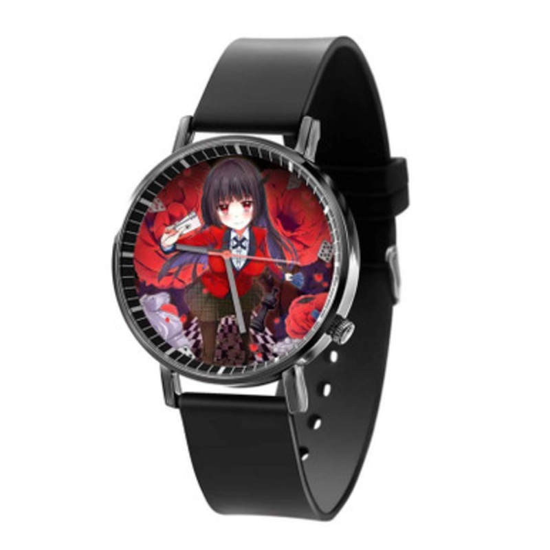 Kakegurui Anime Black Quartz Watch Unisex With Premium Gift Box