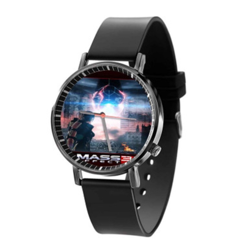 Mass Effect 3 Unisex Black Quartz Watch With Premium Gift Box