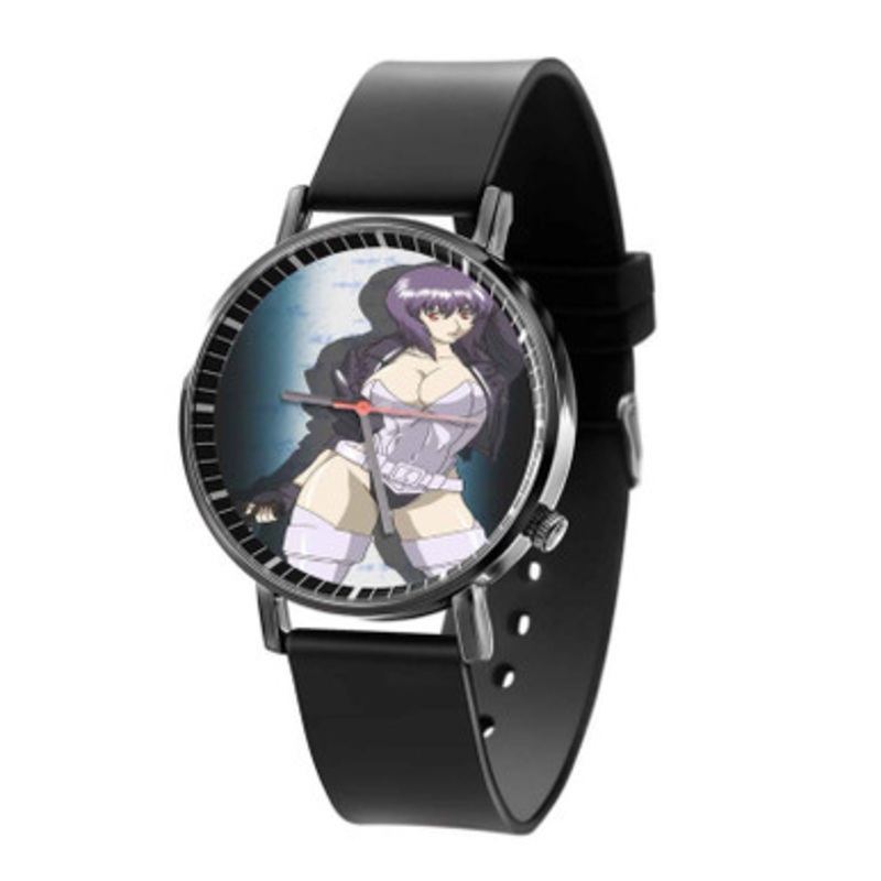 Motoko Kusanagi Ghost in the Shell Black Quartz Watch With Premium Gift Box for Unisex