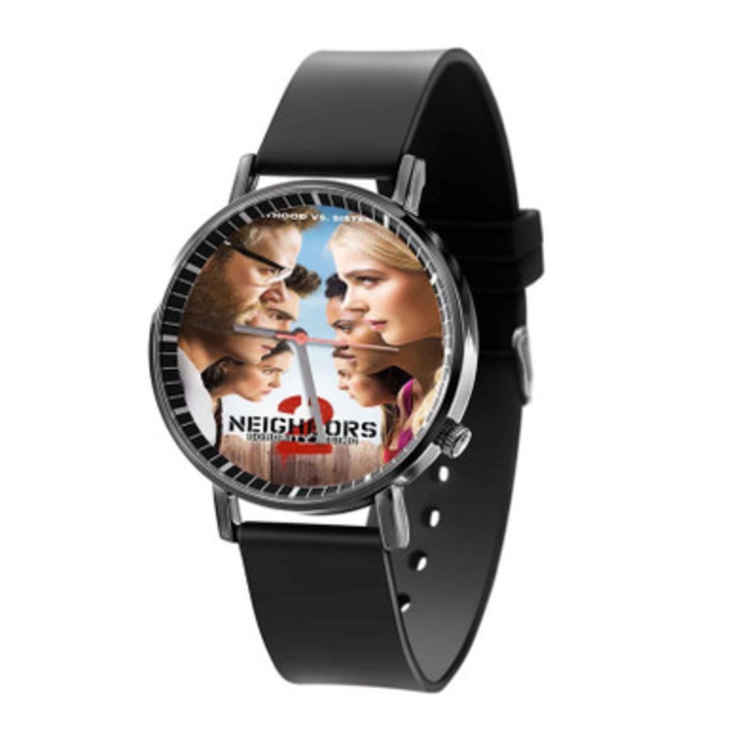 Neighbors 2 Sorority Rising Unisex Black Quartz Watch With Premium Gift Box