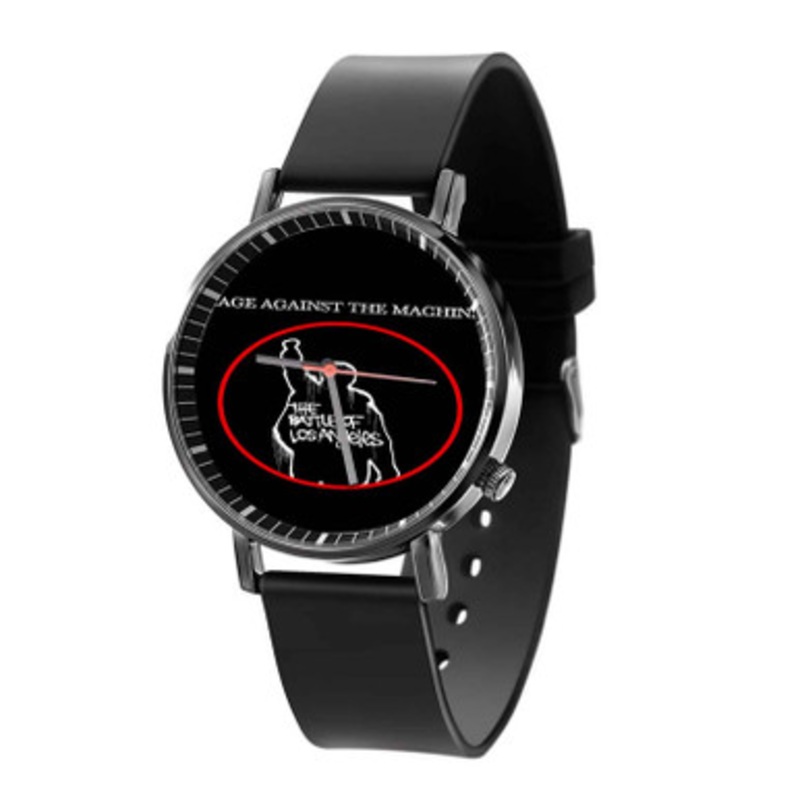 Rage Against The Machine Unisex Black Quartz Watch With Premium Gift Box