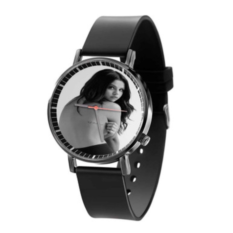 Selena Gomez Black Quartz Watch Unisex With Premium Gift Box