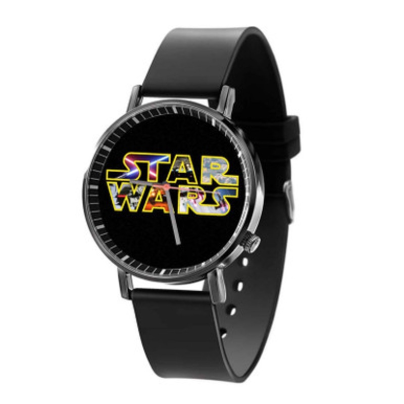 Star Wars Black Quartz Watch Unisex With Premium Gift Box