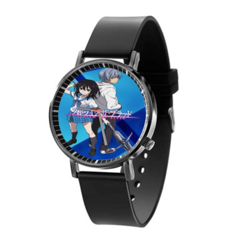Strike The Blood Black Quartz Watch Unisex With Premium Gift Box