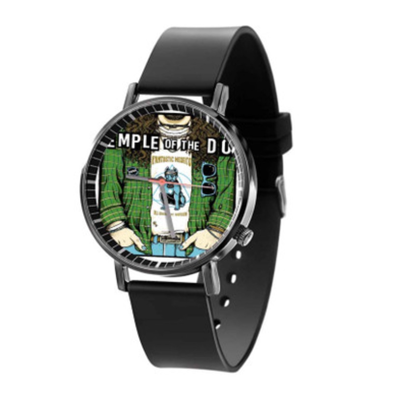 Temple of The Dog Black Quartz Watch Unisex With Premium Gift Box