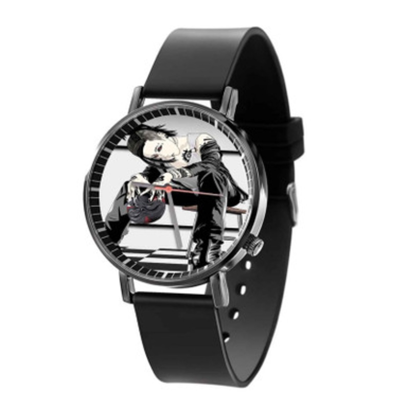Tokyo Ghoul Uta Art Black Quartz Watch Unisex With Premium Gift Box