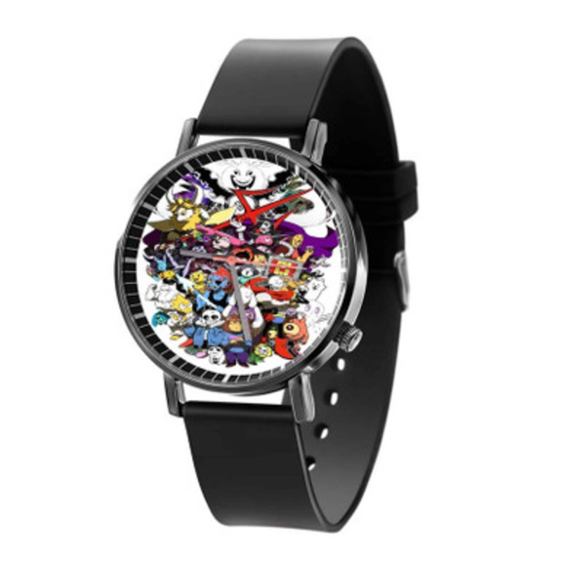 Undertale Characters Unisex Black Quartz Watch With Premium Gift Box