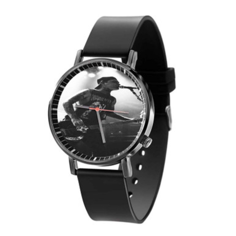 Ahren Stringer Black Quartz Watch Unisex With Premium Gift Box