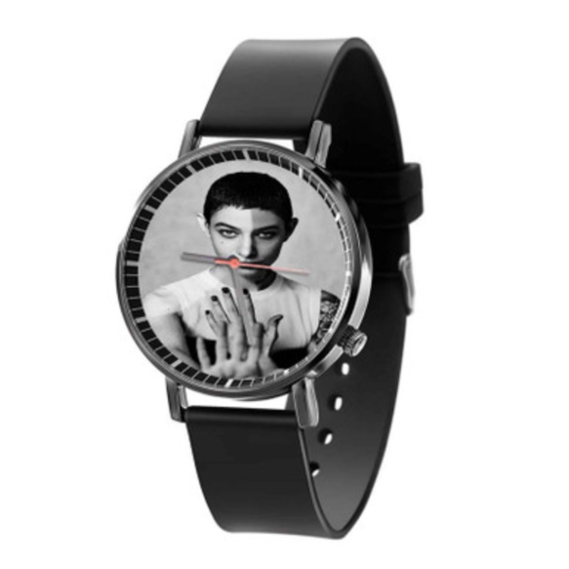 Asia Kate Dillon Black Quartz Watch With Premium Gift Box for Unisex