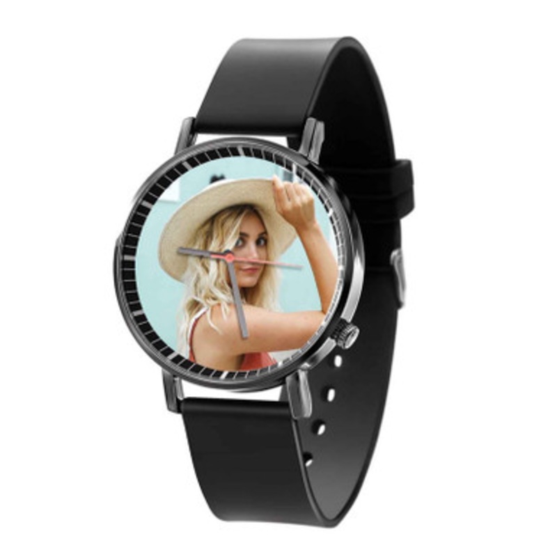 Aspyn Ovard Black Quartz Watch Unisex With Premium Gift Box