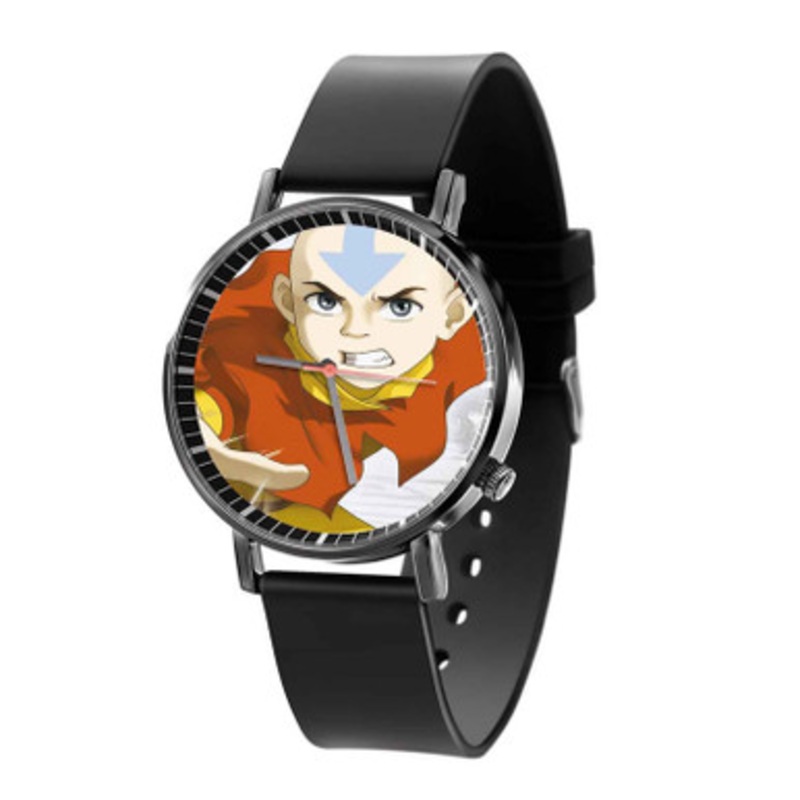 Avatar The Last Airbender Art Cartoon Black Quartz Watch Unisex With Premium Gift Box
