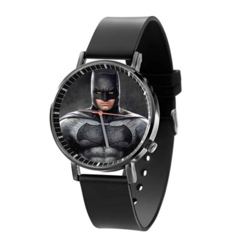 Batman Art Superheroes Black Quartz Watch Unisex With Premium Gift Box