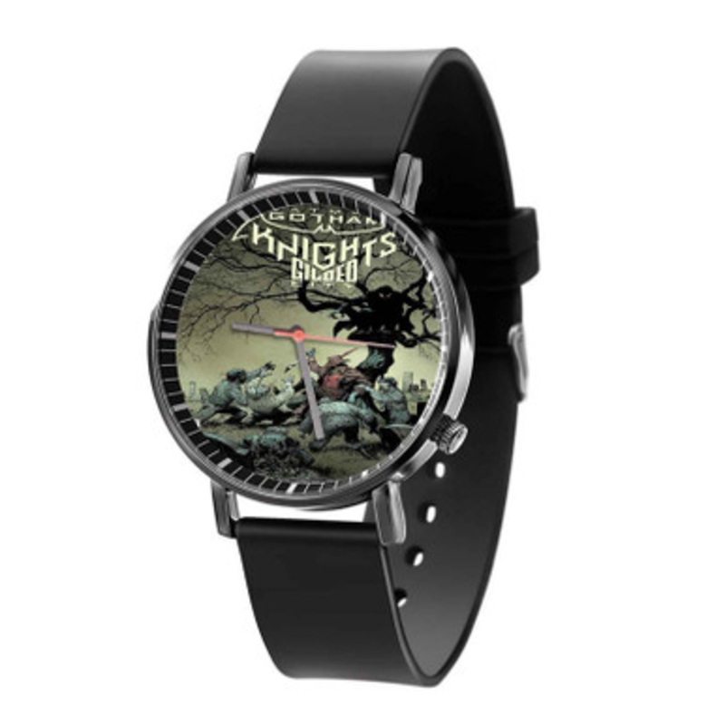 Batman Gotham Knights Gilded City 3 Black Quartz Watch Unisex With Premium Gift Box