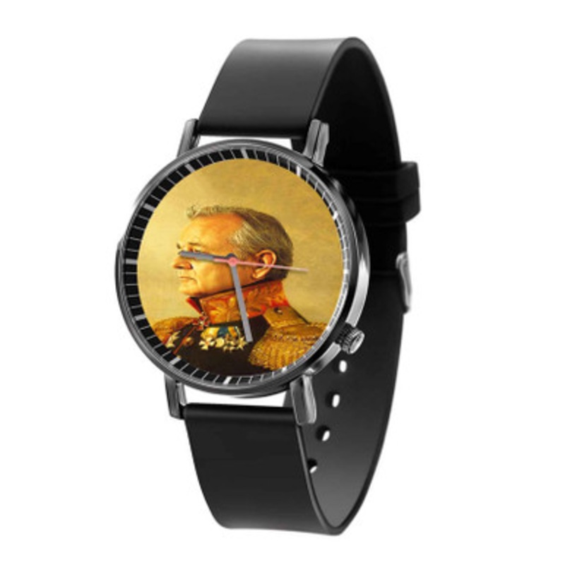 Bill Murray Black Quartz Watch Unisex With Premium Gift Box