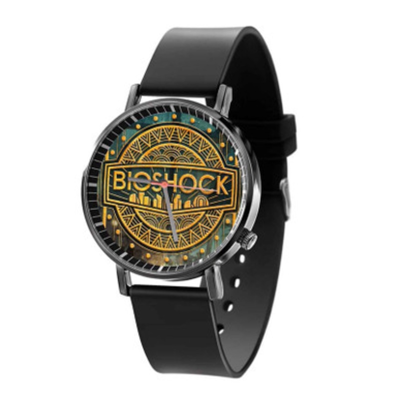 Bioshock Rapture Black Quartz Watch Unisex With Premium Gift Box