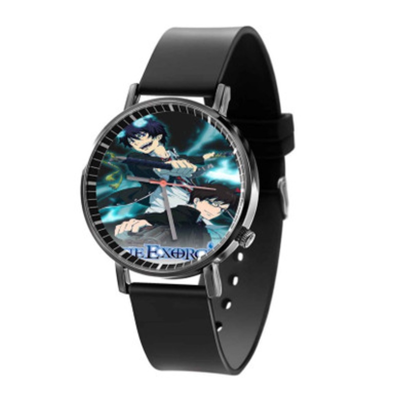 Blue Exorcist Black Quartz Watch With Premium Gift Box for Unisex